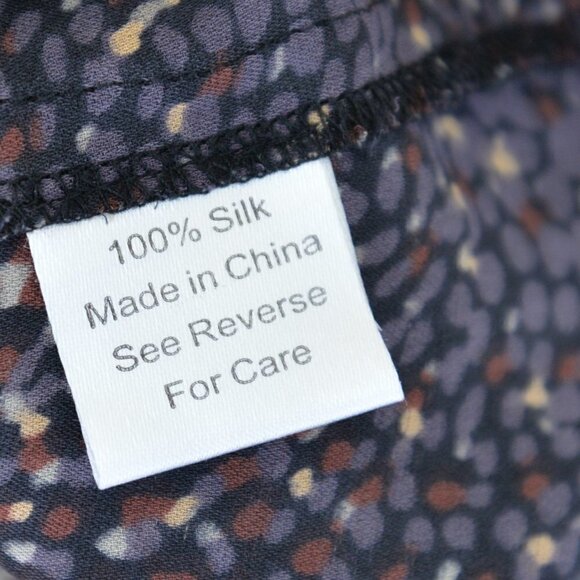 Parker 100% Silk Blouse Sz S - Picture 5 of 7